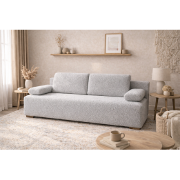 Kanapa Bouclé z Funkcją Spania 140x200 – Hit Twojego Salonu!