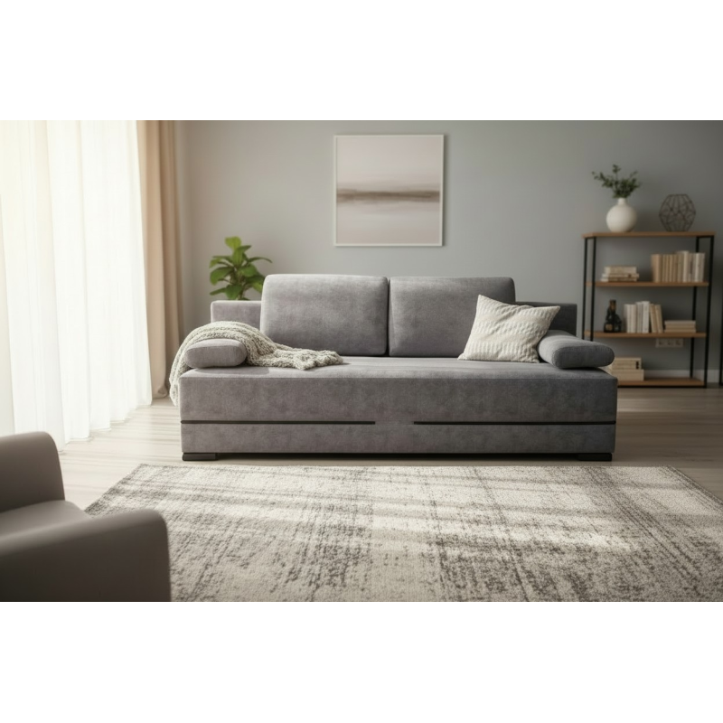Kanapa Bouclé DL-Loft 140x200 | Metal i Bonell - DB-meble