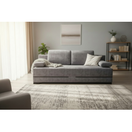 Kanapa Bouclé DL-Loft 140x200 | Metal i Bonell - DB-meble